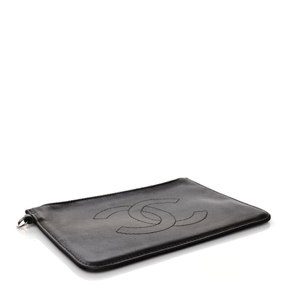 Chanel Caviar Timeless CC Cosmetic Pouch Black 4 of 13