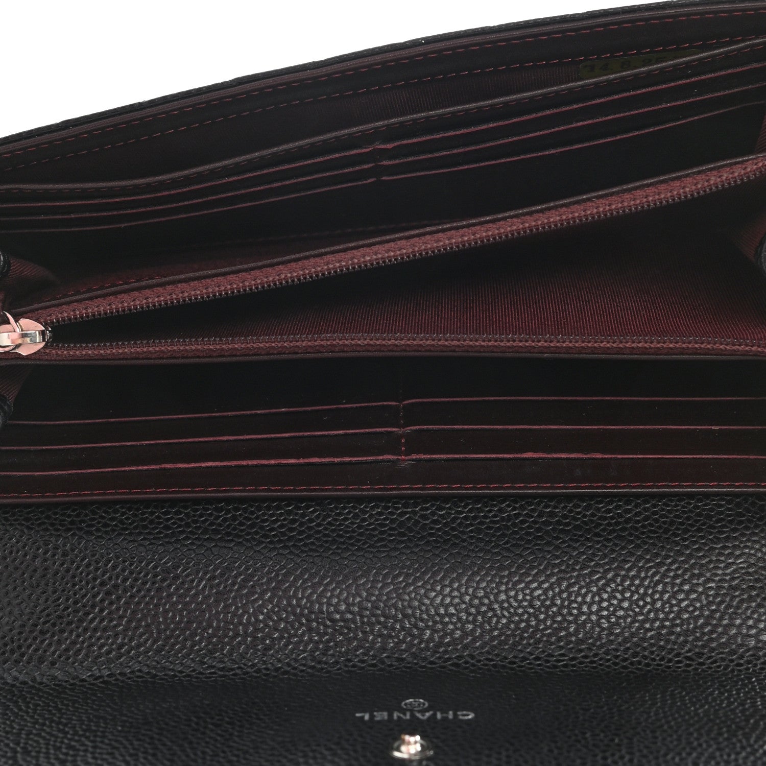Chanel Caviar Quilted Large Flap Wallet Black 5 of 8