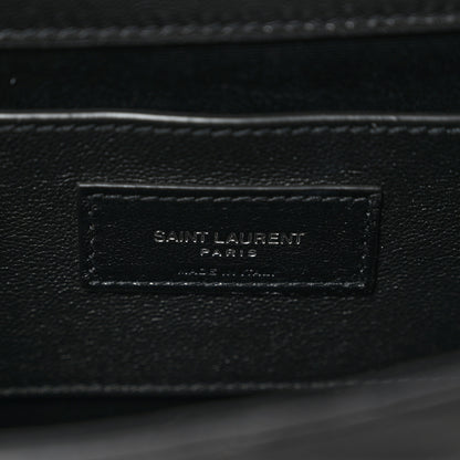 Saint Laurent Lambskin Quilted Kate Clutch Black 6 of 9