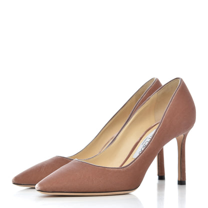 Jimmy Choo Velvet Romy 100 Pumps 37 Antique Rose 3 of 17
