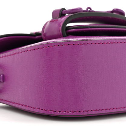 Gucci Azalea Calfskin Web Monochrome Horsebit 1955 Wallet On Strap Purple 10 of 10
