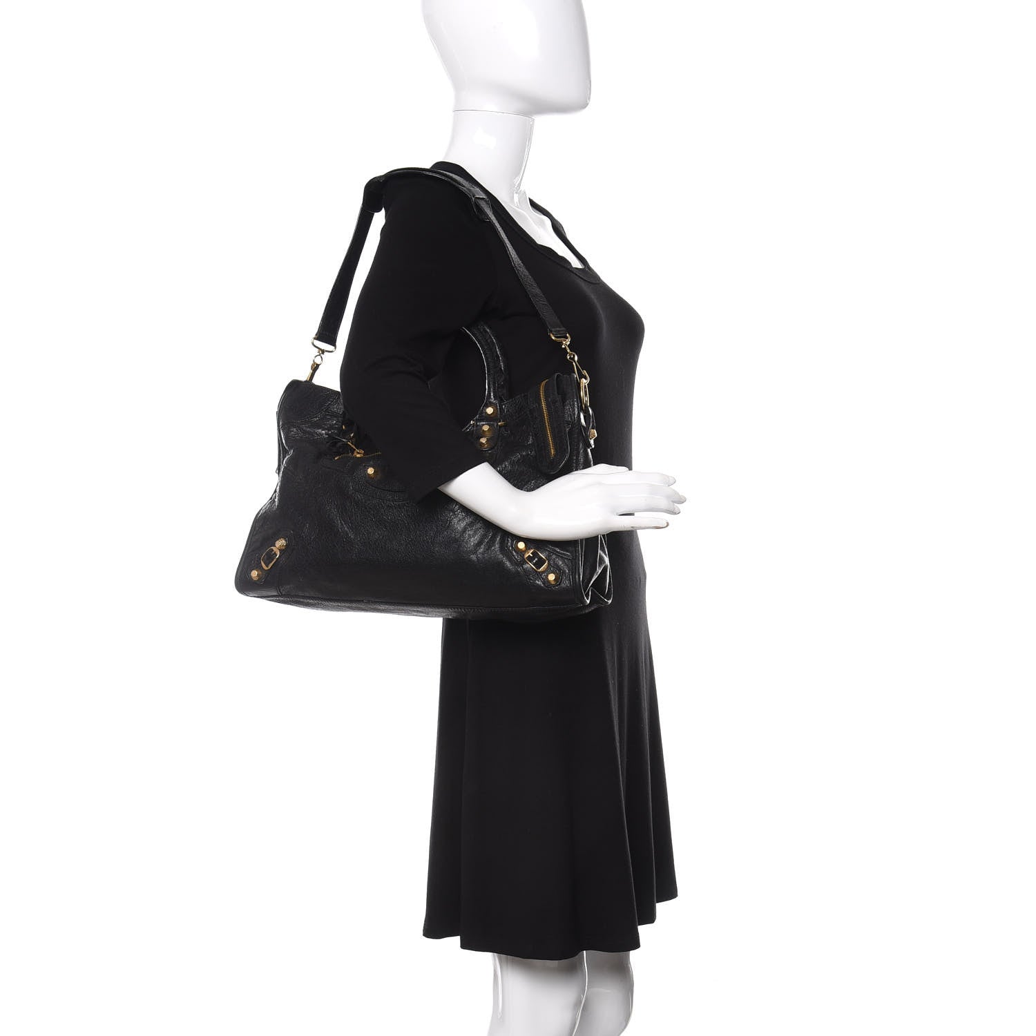 Balenciaga Agneau Giant 12 Gold Hardware City Black 2 of 13