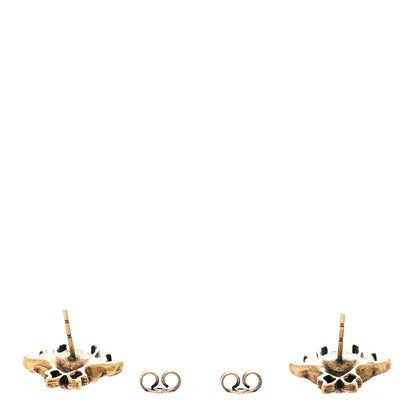 Gucci Crystal Pearl GG Bee Earrings Gold 3 of 4