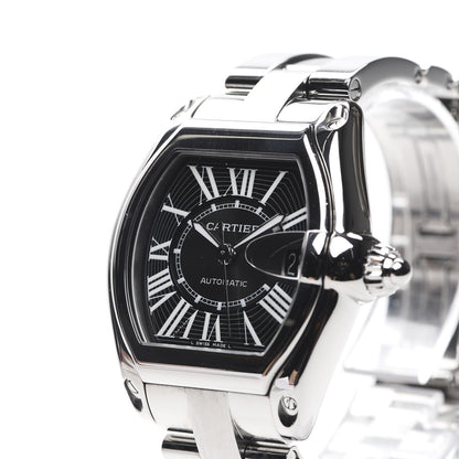 Cartier Stainless Steel 37mm Roadster Automatic Watch Black 6 of 7