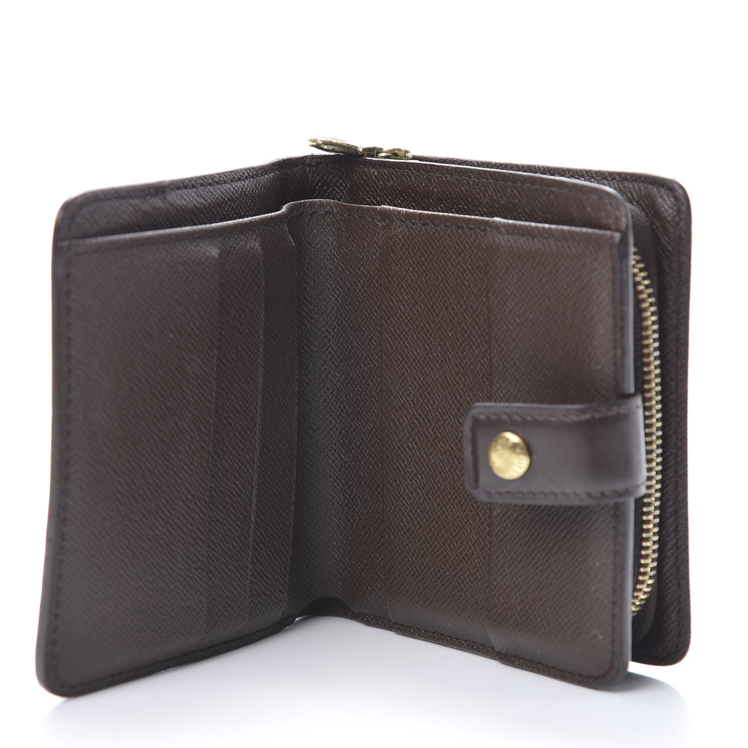 Louis Vuitton Damier Ebene Zippe Zipped Compact Wallet 5 of 13