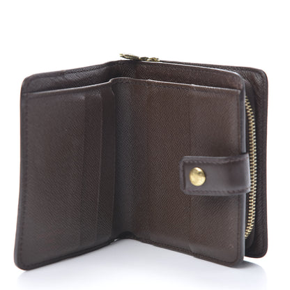 Louis Vuitton Damier Ebene Zippe Zipped Compact Wallet 5 of 13