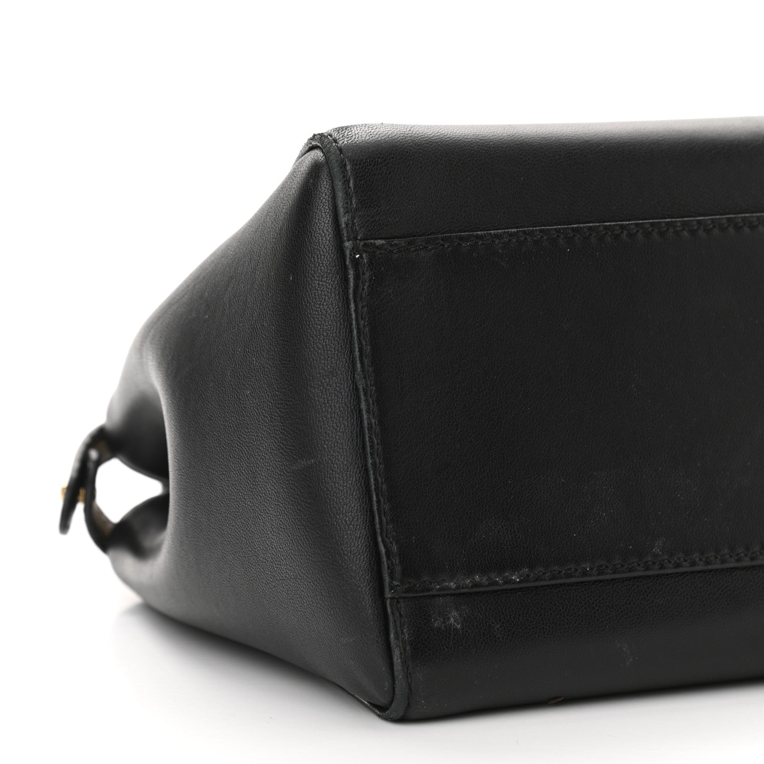 Fendi Nappa Mini Peekaboo Iconic Satchel Black 10 of 14