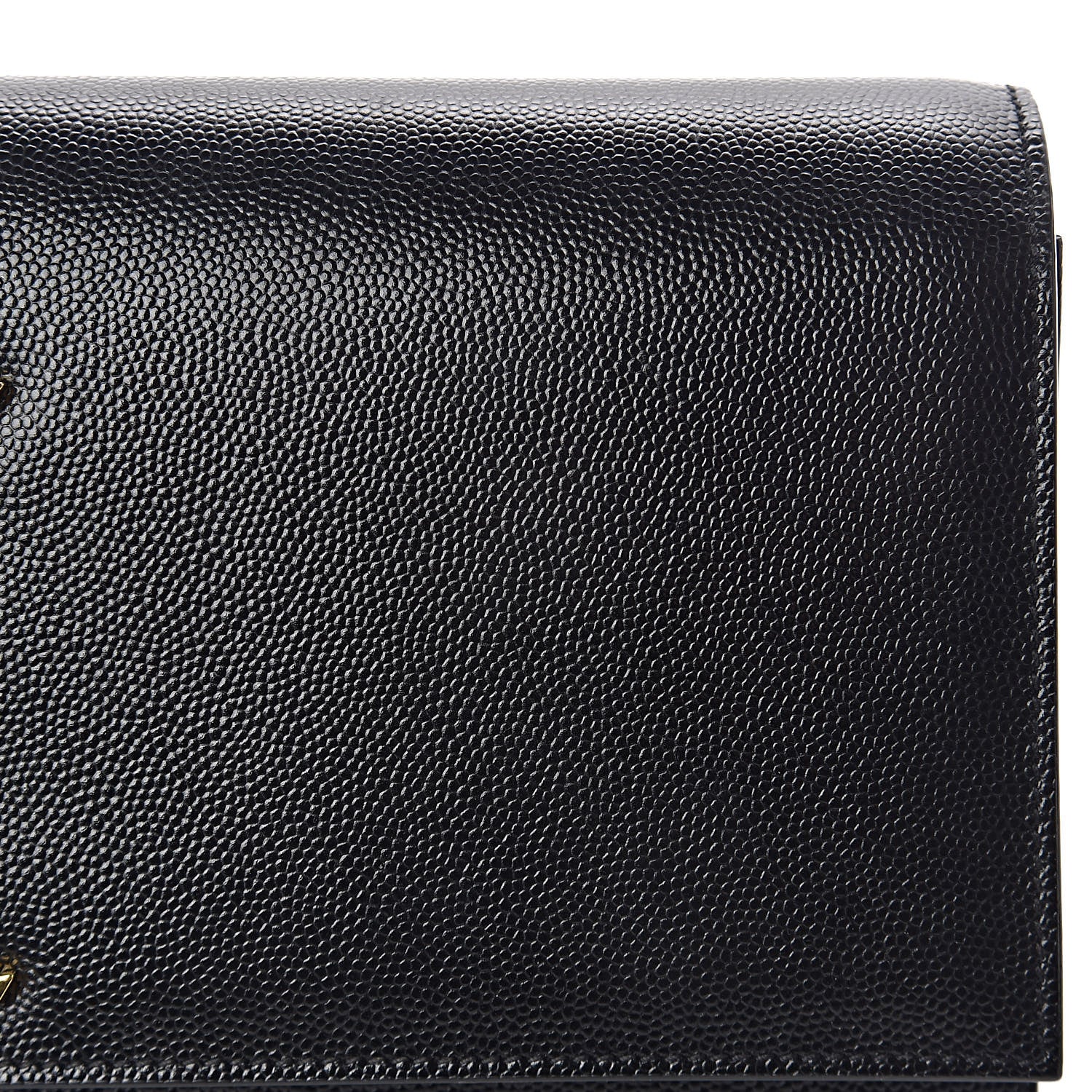 Saint Laurent Grain De Poudre Monogram Cassandre Clutch Black 11 of 12