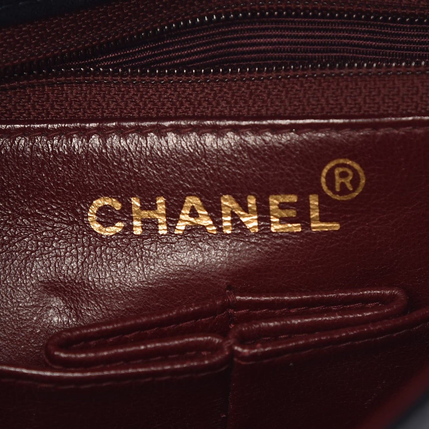 Lambskin Quilted Mini Square Flap Bag Navy