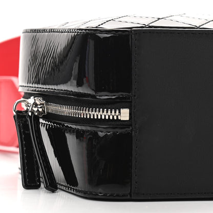 Chanel Patent Quilted Travel Kit Vanity Case Black 9 of 12
