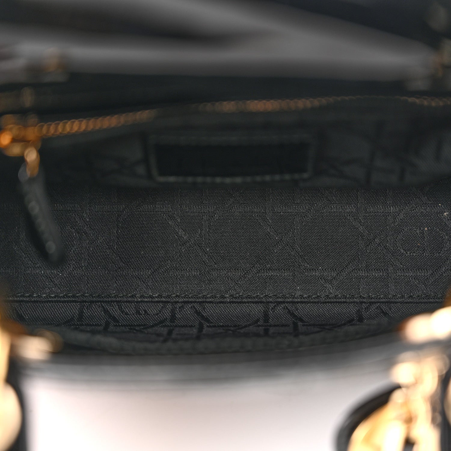 Christian Dior Patent Cannage Mini Lady Dior Black 5 of 13