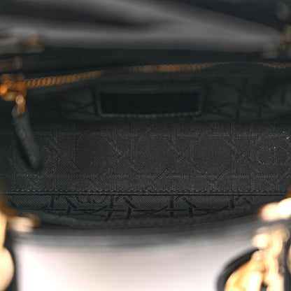 Christian Dior Patent Cannage Mini Lady Dior Black 5 of 13