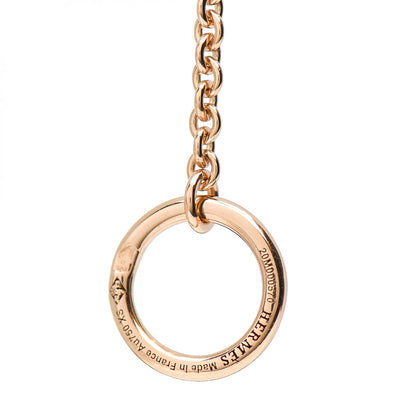 Hermes 18K Rose Gold Diamond TPM Vertige Coeur Bracelet SH 3 of 4