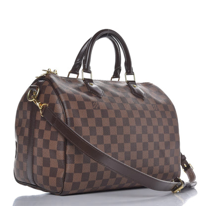 Louis Vuitton Damier Ebene Speedy Bandouliere 30 3 of 10