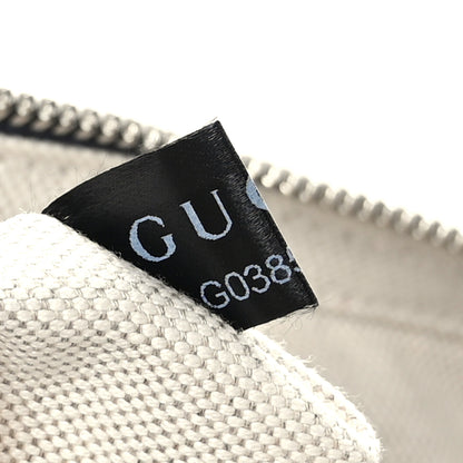 Gucci GG Supreme Monogram Textured Dollar Calfskin Web Small Ophidia Messenger Bag Beige Blue 7 of 10
