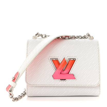 Louis Vuitton Epi Twist Braided Strap Shoulder Bag PM White PInk 1 of 14