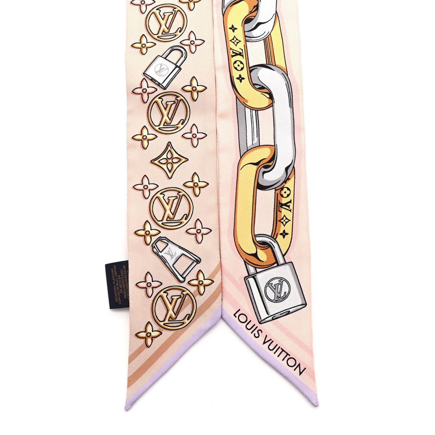 Louis Vuitton Silk Bejeweled BB Bandeau Beige 2 of 4