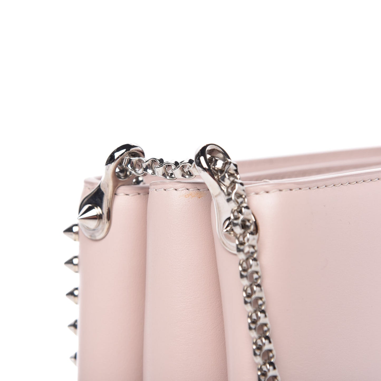 Calfskin Spiked Tribouli Crossbody Ballerina