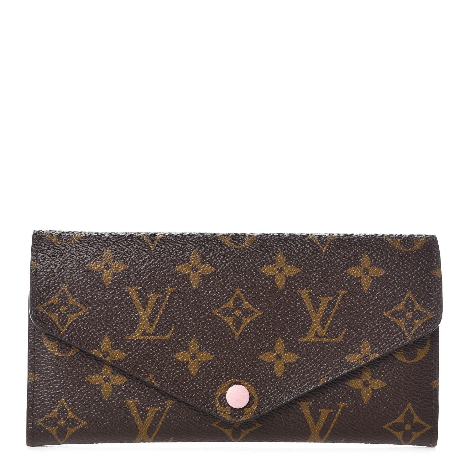Louis Vuitton Monogram Josephine Wallet Rose Ballerine 1 of 9