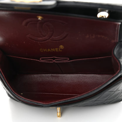 Chanel Lambskin Quilted Small Double Flap Black 5 of 15