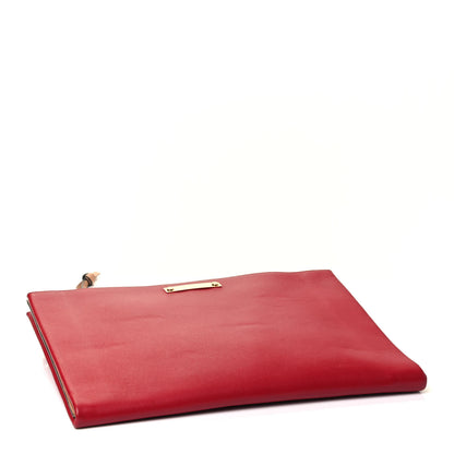 Chloe Calfskin Wristlet Pouch Red 3 of 4