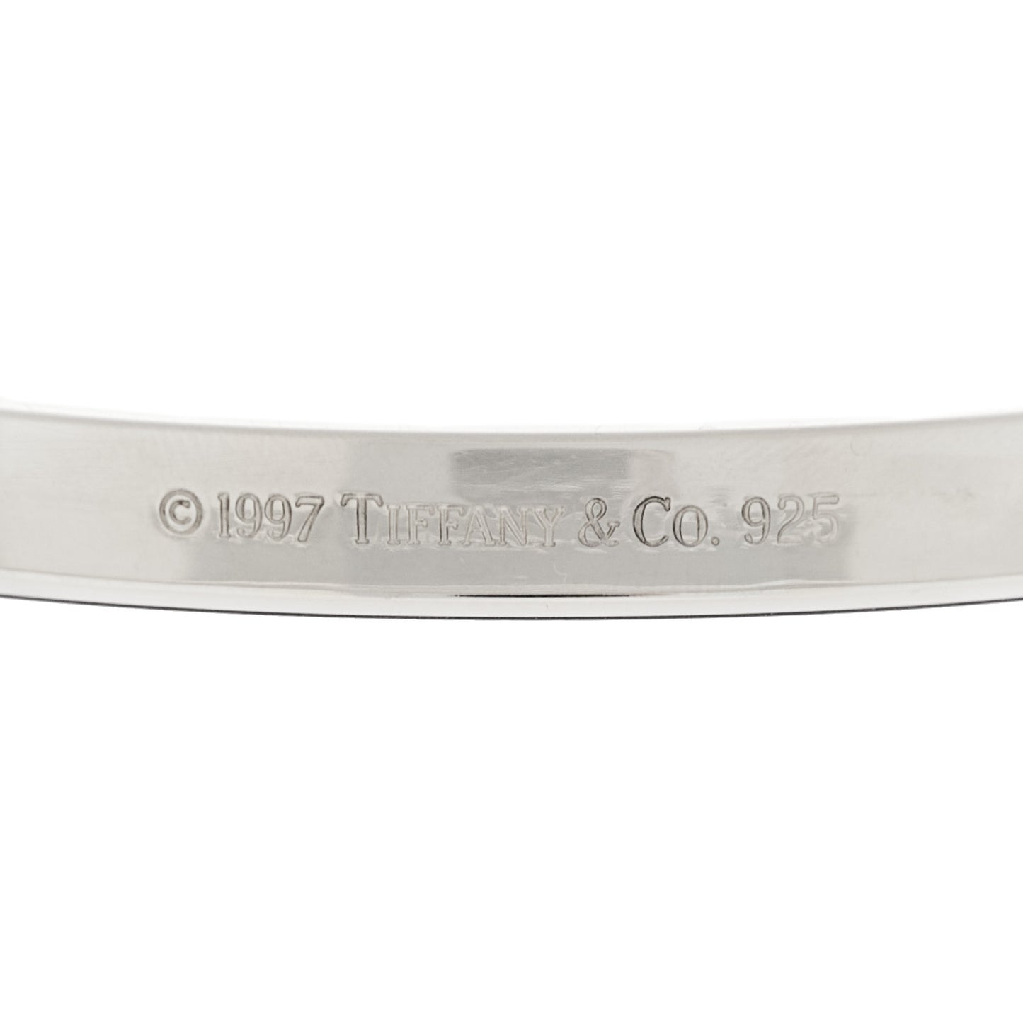 Sterling Silver Narrow 1837 Bangle Bracelet