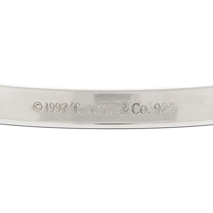 Tiffany Sterling Silver Narrow 1837 Bangle Bracelet 3 of 3