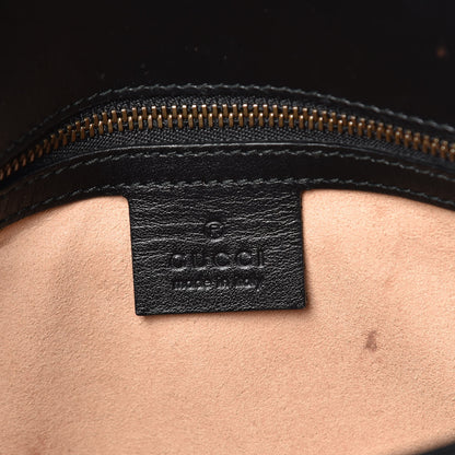 Gucci Calfskin Matelasse Small GG Marmont Shoulder Bag Black 6 of 13