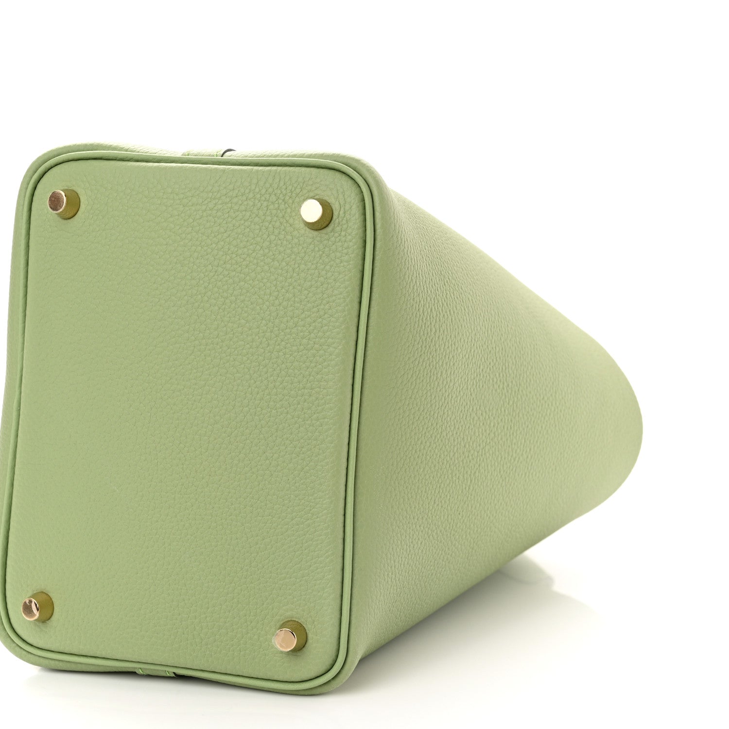 Hermes Taurillon Maurice Picotin Lock 18 PM Vert Criquet 10 of 11