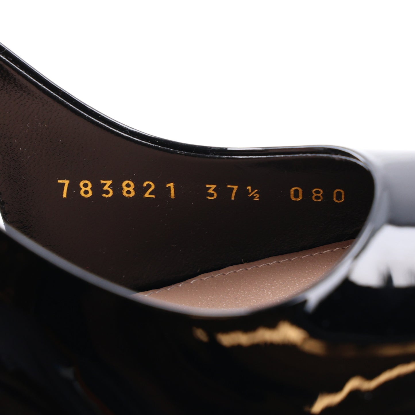 Vernice Crystal Nappa Charlotte Signoria Slingback Pumps 37.5 Black