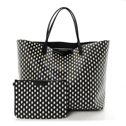 Givenchy Coated Canvas Large Antigona Tote Black White 3 of 12