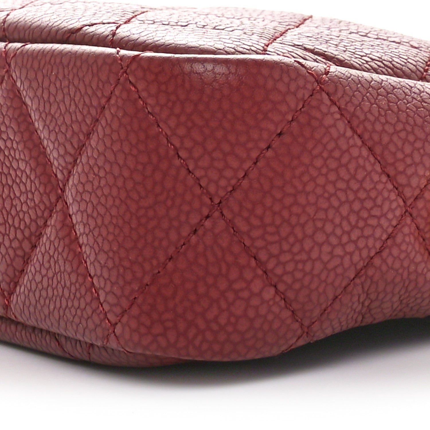 Chanel Caviar Quilted Mini Coco Tassel Camera Case Burgundy 10 of 10