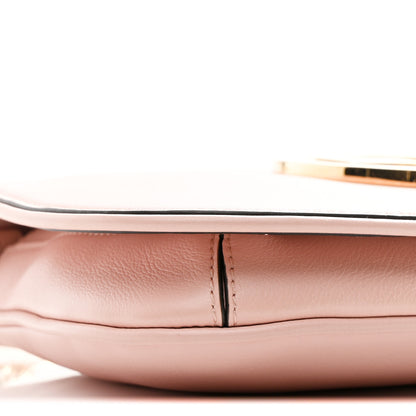 Gucci Roxy Calfskin Blondie Chain Shoulder Flap Bag Powder Pink 9 of 10
