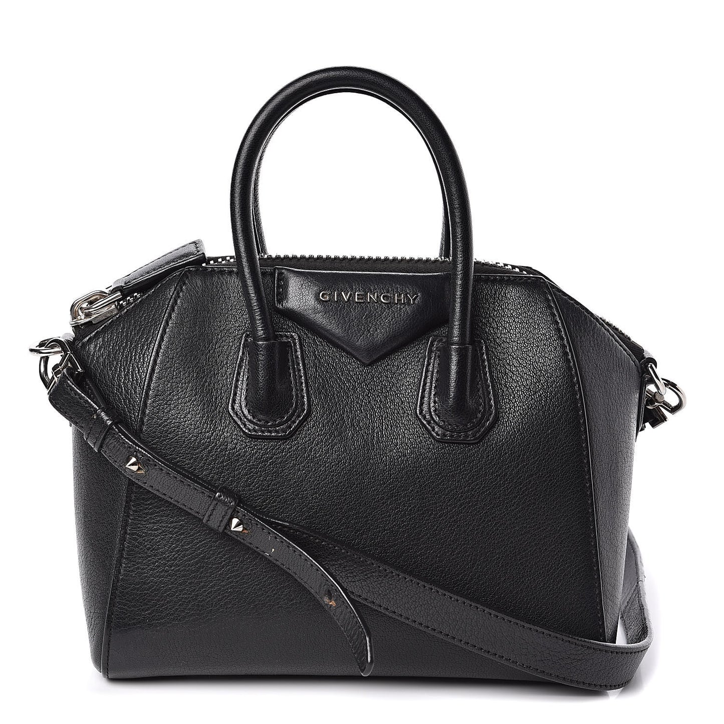 Sugar Goatskin Mini Antigona Black