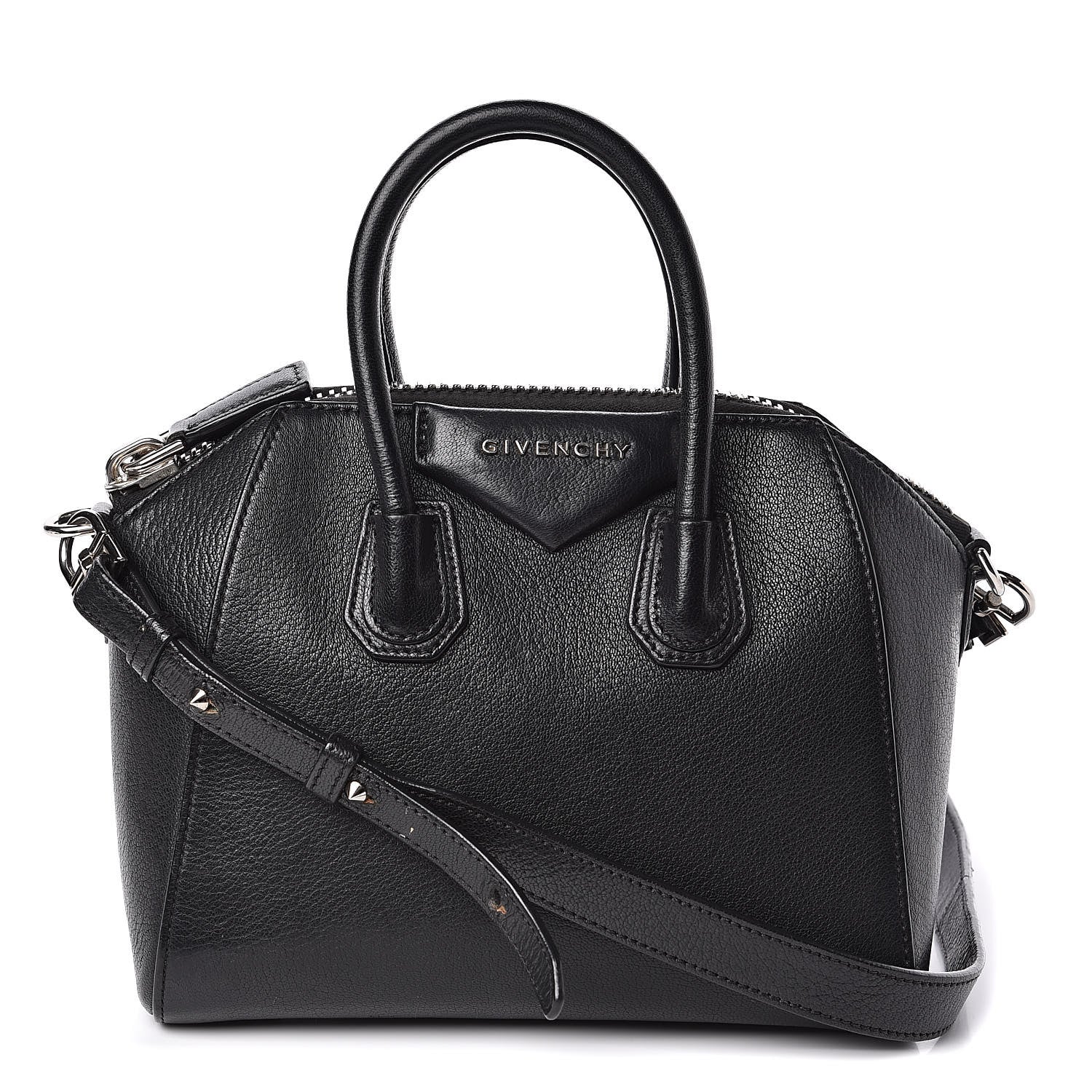 Givenchy Sugar Goatskin Mini Antigona Black 2 of 10