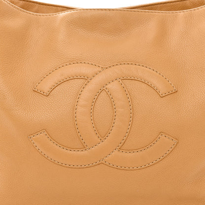 Chanel Caviar CC Timeless Shopping Tote Beige 10 of 15