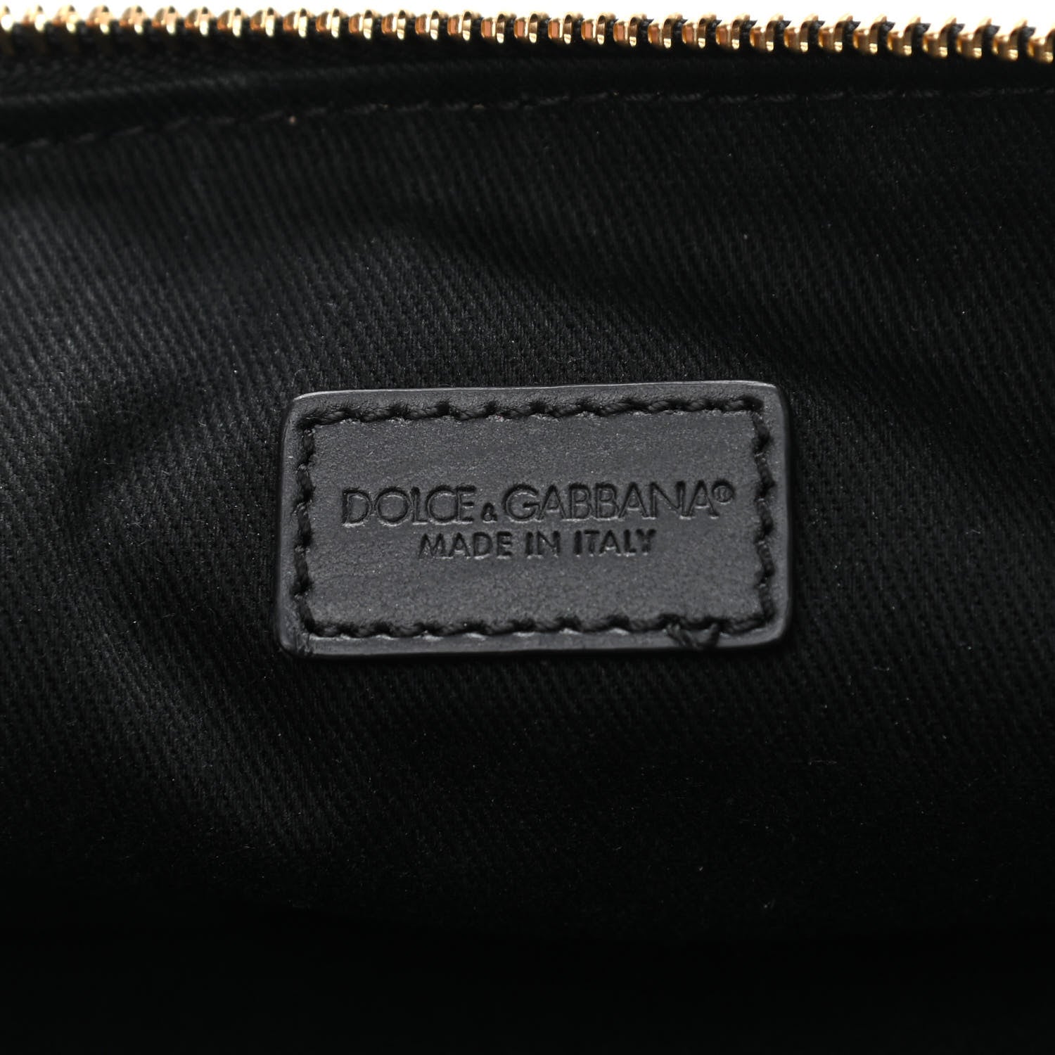 Dolce & Gabbana Jacquard Leopard Print Zip Pouch Multicolor 7 of 7