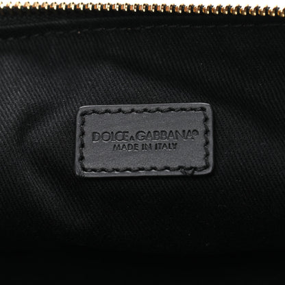 Dolce & Gabbana Jacquard Leopard Print Zip Pouch Multicolor 7 of 7