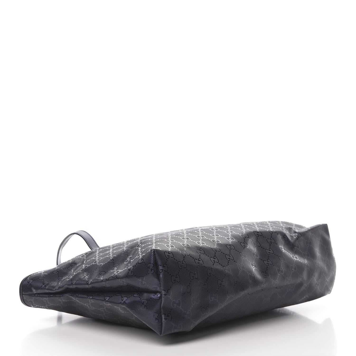 Gucci Imprime Monogram Medium Zippered Shopping Tote Navy 4 of 13