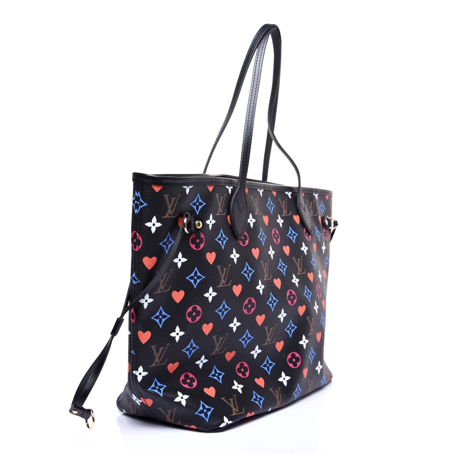 Louis Vuitton Game On Neverfull MM Black 3 of 10