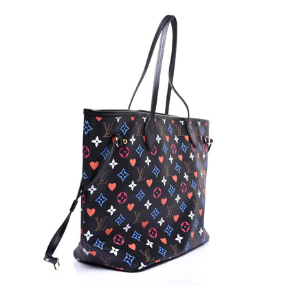 Louis Vuitton Game On Neverfull MM Black 3 of 10