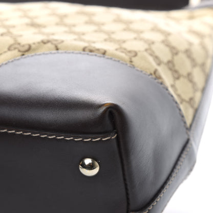 Gucci Monogram Medium Lovely Heart Hobo Brown 11 of 14
