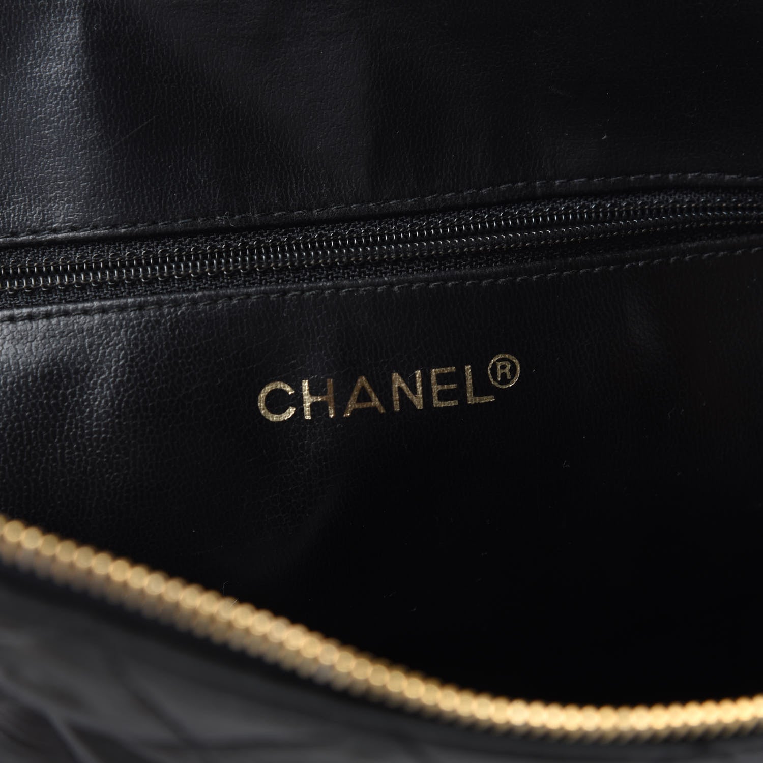 Chanel Lambskin Quilted Shoulder Bag Black 6 of 10