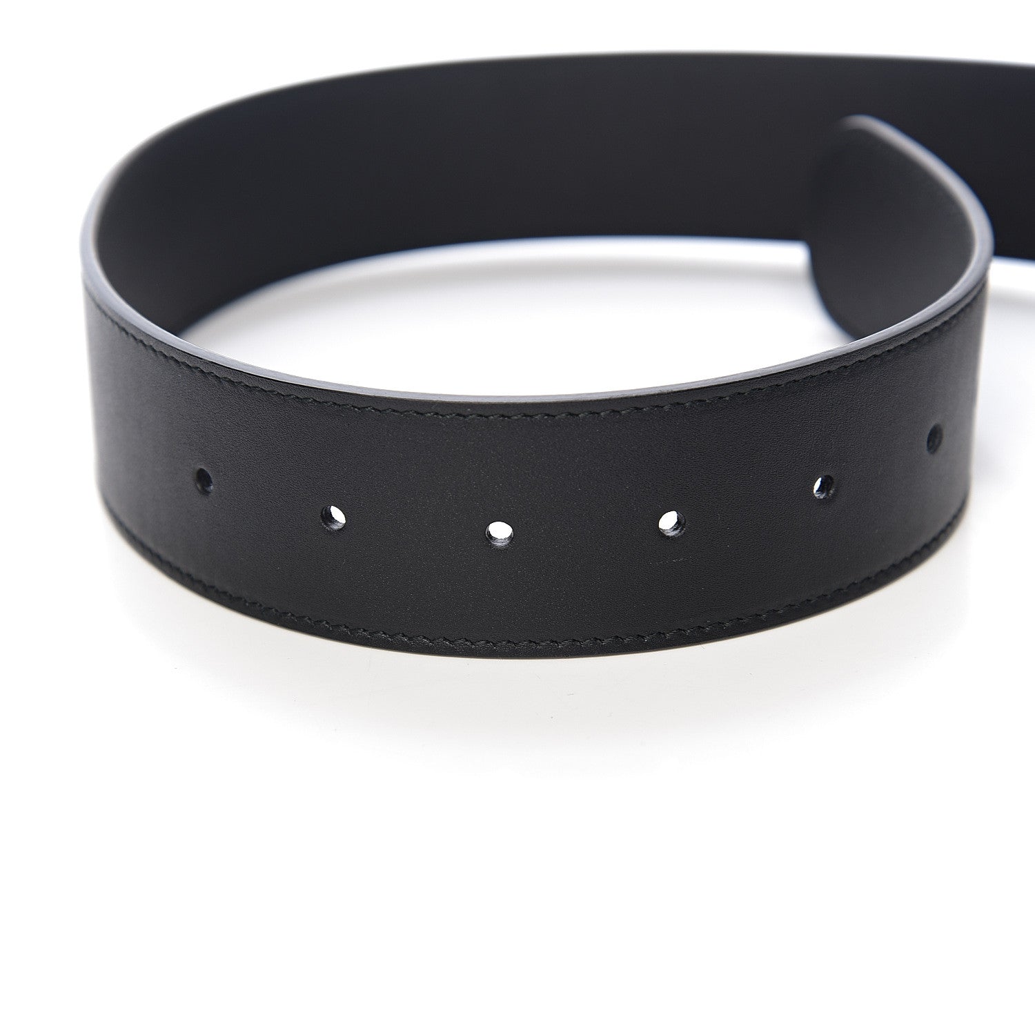 Gucci Calfskin Double G 40mm Belt 75 30 Black 4 of 5