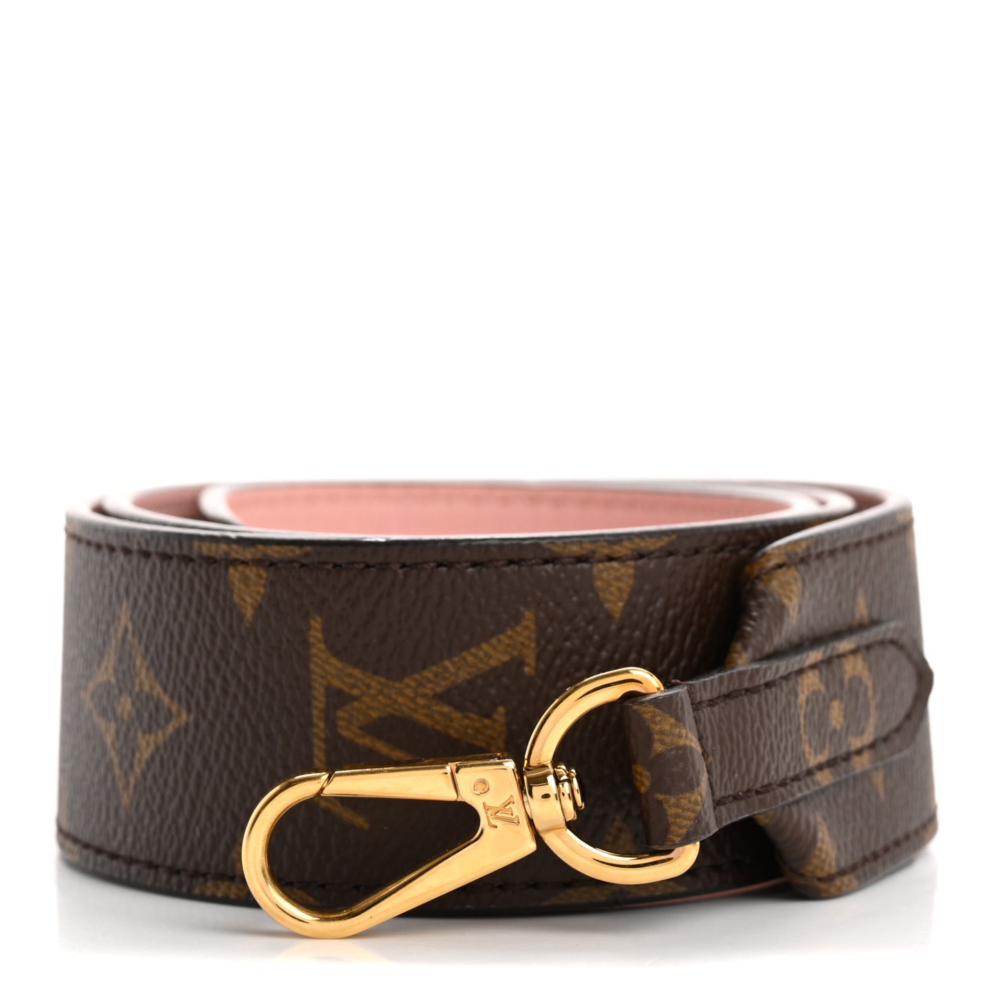 Monogram Bandouliere Shoulder Strap Rose Poudre