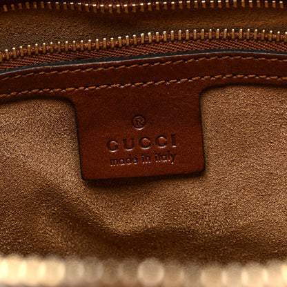 Gucci GG Supreme Monogram Medium Zippered Bucket Tote Beige Tuscany 6 of 14