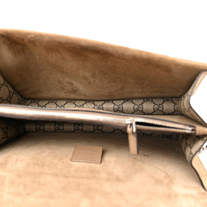 Gucci GG Supreme Monogram Small Dionysus Shoulder Bag Taupe 5 of 16