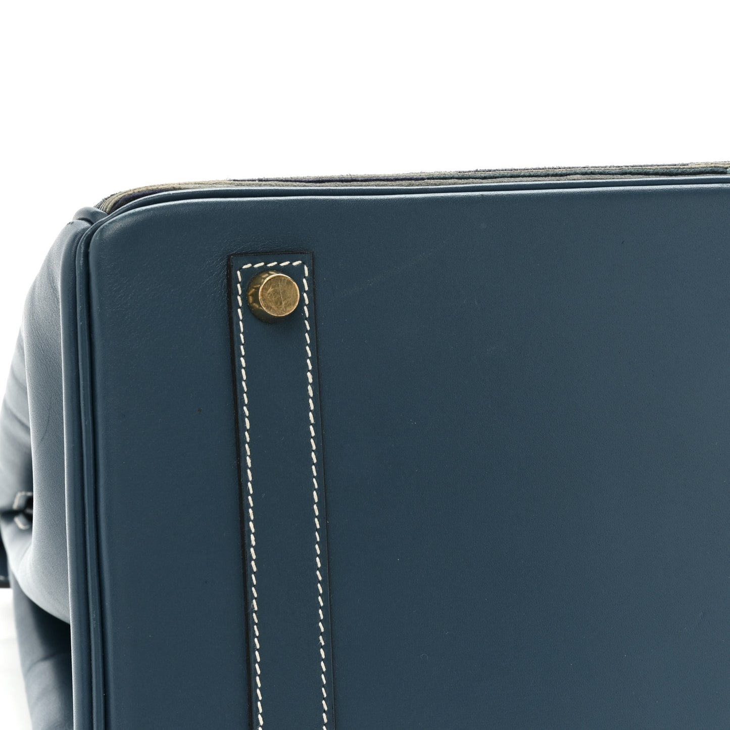Evercalf Vibrato Birkin 35 Bleu Thalassa