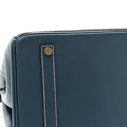 Hermes Evercalf Vibrato Birkin 35 Bleu Thalassa 16 of 18