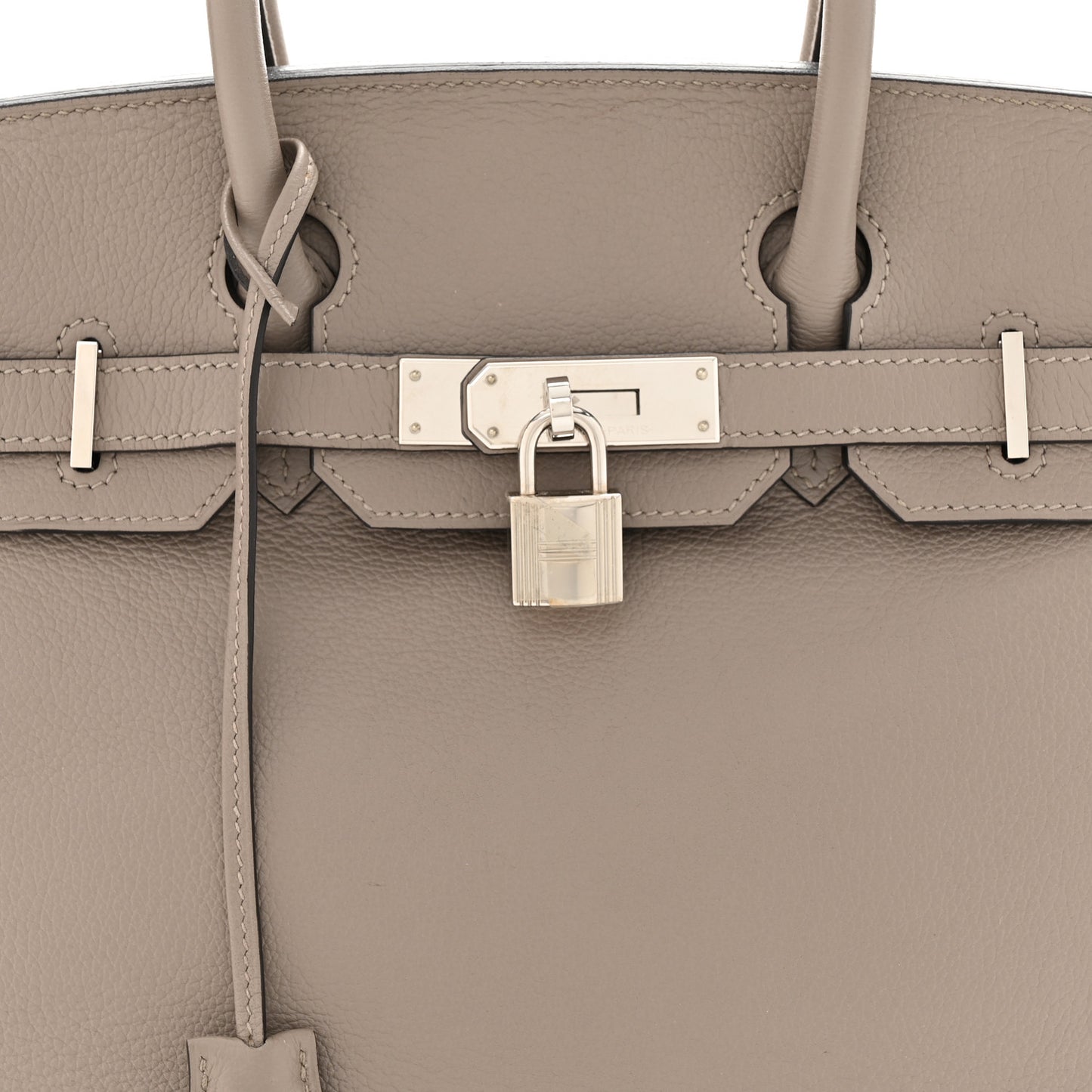 Taurillon Novillo Birkin 30 Gris Asphalte